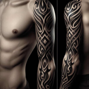 graphic tattoo design ideas spokes recursive form for elbow