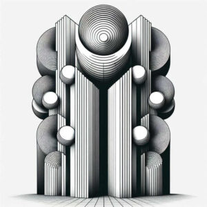 tattoo-graphic – tattoo design ideas free ai generated – cube-shading – for-upper-thigh – Gallery: graphic-inkby-ai