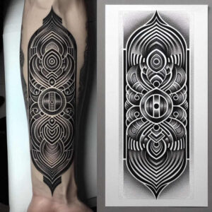 vector-graphic – tattoo design ideas free ai generated – minimal-lines – for-behind-ear – Gallery: graphic-inkby-ai