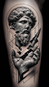 hands-in-motion – tattoo design ideas free ai generated – surrealism-metamorphosis – for-scapula – Gallery: hands-inkby-ai