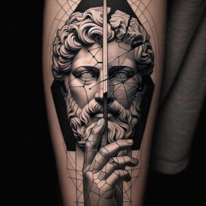 hands-with-ornamentation – tattoo design ideas free ai generated – surrealism-melted-shapes – for-chest – Gallery: hands-inkby-ai