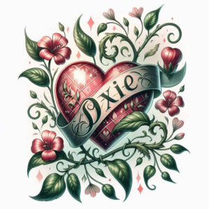 heart-with-line-series – tattoo design ideas free ai generated – neotraditional-subtle-tone – for-upper-shoulder – Gallery: hearts-inkby-ai