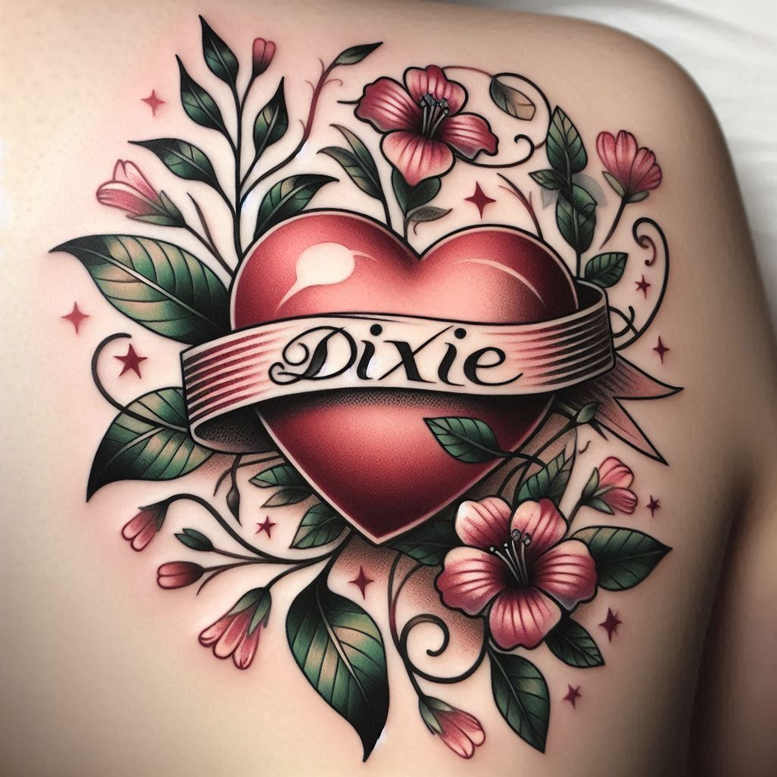 heart-with-shading-realistic – tattoo design ideas free ai generated – surrealism-symbolic – for-stomach – Gallery: hearts-inkby-ai