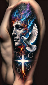 holy-spirit-soul – tattoo design ideas free ai generated – realism-emotional-realism – for-wrist – Gallery: holy-spirit-inkby-ai