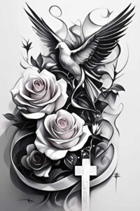 spirit-of-life – tattoo design ideas free ai generated – surrealism-illusionary – for-knee – Gallery: holy-spirit-inkby-ai