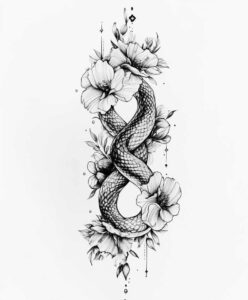 infinite-line-fine-line-for-biceps – tattoo design ideas free ai generated – Gallery: infinity-signs-inkby-ai