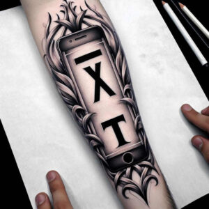 script-tattoo-neotraditional-bright-color-for-heel – tattoo design ideas free ai generated – Gallery: inscriptions-inkby-ai