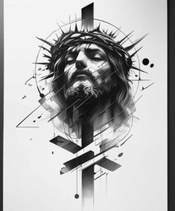for-arm – tattoo design ideas free ai generated – angelic – for-arm – Gallery: jesus-inkby-ai