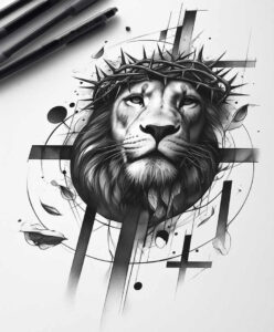 for-arm – tattoo design ideas free ai generated – angelic – for-arm – Gallery: jesus-inkby-ai