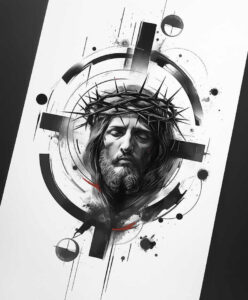 jesus-heart-tattoo-realism-anatomical-accuracy-for-back – tattoo design ideas free ai generated – Gallery: jesus-inkby-ai