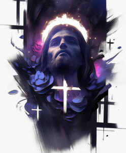 jesus-supernatural-tattoo-neotraditional-color-depth-for-chest – tattoo design ideas free ai generated – Gallery: jesus-inkby-ai