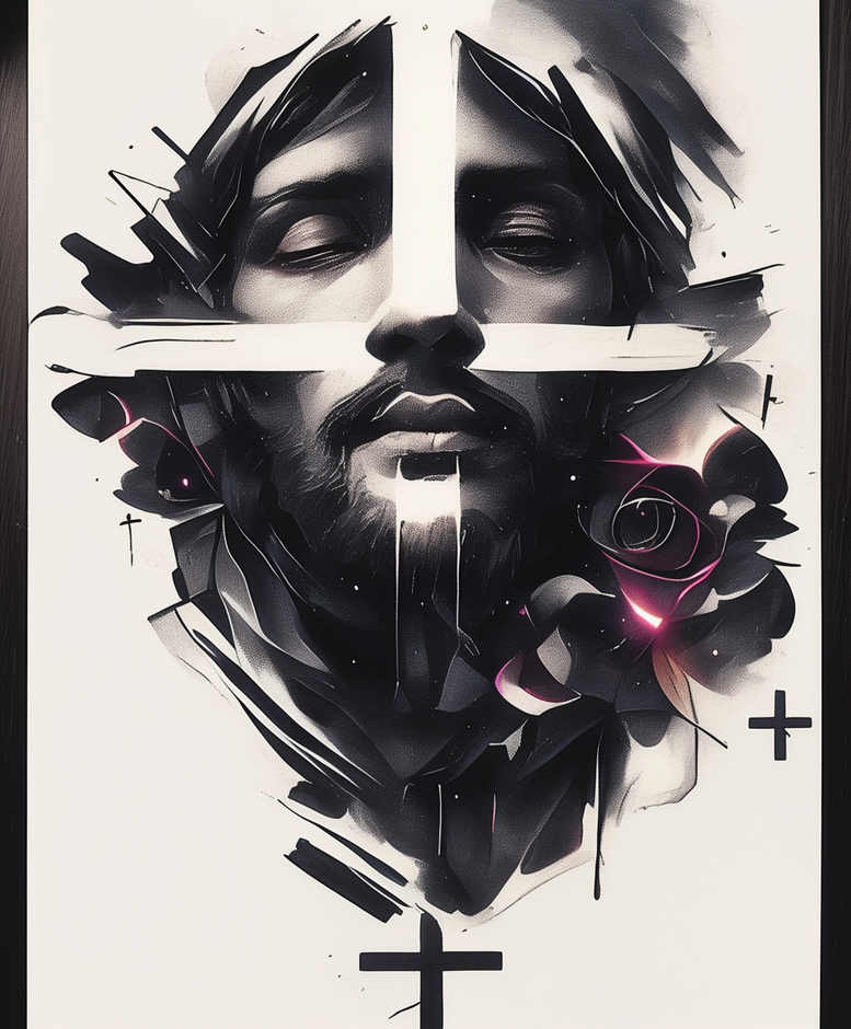 jesus-life-tattoo-neotraditional-contrasting-colors-for-wrist-side – tattoo design ideas free ai generated – Gallery: jesus-inkby-ai