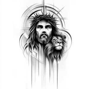 jesus-love-tattoo-surrealism-translucent-layers-for-biceps – tattoo design ideas free ai generated – Gallery: jesus-inkby-ai
