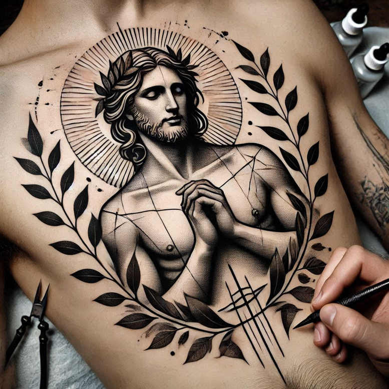 jesus-sacred-art-tattoo-realism-smooth-complexion-for-lower-arm – tattoo design ideas free ai generated – Gallery: jesus-inkby-ai