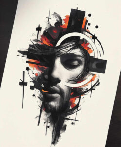 jesus-love-tattoo-neotraditional-layered-color-for-back – tattoo design ideas free ai generated – Gallery: jesus-inkby-ai