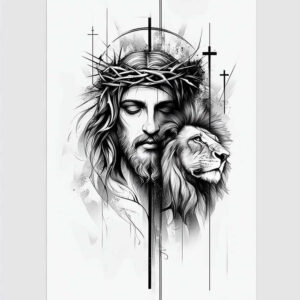 jesus-light-tattoo-realism-anatomical-accuracy-for-stomach – tattoo design ideas free ai generated – Gallery: jesus-inkby-ai