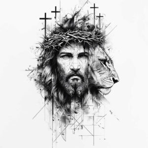 jesus-traditional-tattoo-realism-textured-light-for-toe – tattoo design ideas free ai generated – Gallery: jesus-inkby-ai