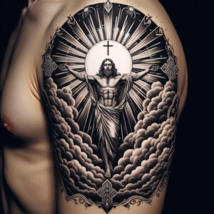 jesus-wounds-tattoo-realism-real-shadows-for-nape – tattoo design ideas free ai generated – Gallery: jesus-inkby-ai
