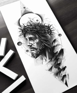 jesus-forgiveness-tattoo-surrealism-juxtaposition-for-hand – tattoo design ideas free ai generated – Gallery: jesus-inkby-ai