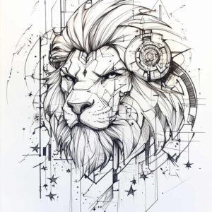lions tattoo design ideas accent shading bold for lower arm