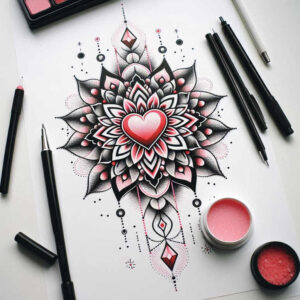 circle-of-life – tattoo design ideas free ai generated – balance – for-upper-chest – Gallery: mandalas-and-similar-inkby-ai