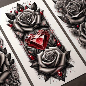 circular-grid – tattoo design ideas free ai generated – circular-lace – for-toe – Gallery: mandalas-and-similar-inkby-ai