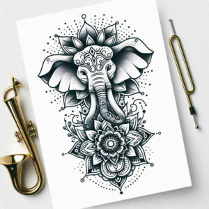 cosmic – tattoo design ideas free ai generated – transcendent – for-inner-arm – Gallery: mandalas-and-similar-inkby-ai