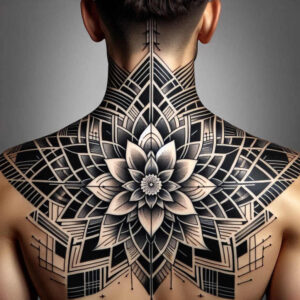 delicate-arcs – tattoo design ideas free ai generated – circular-pattern – for-arm – Gallery: mandalas-and-similar-inkby-ai