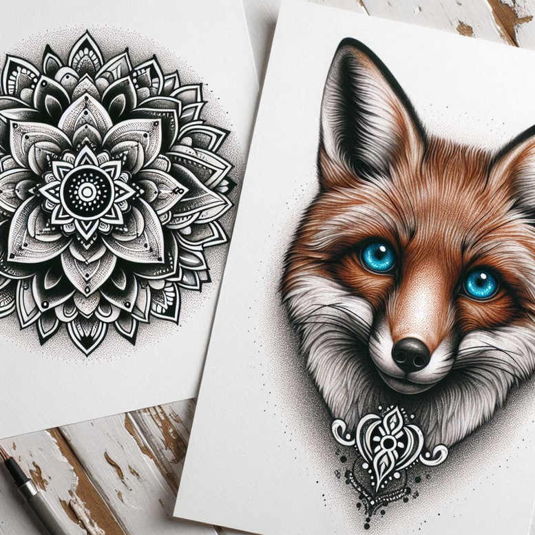filigree – tattoo design ideas free ai generated – circular-pattern – for-back-shoulder – Gallery: mandalas-and-similar-inkby-ai