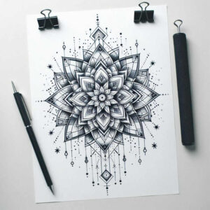 filigree – tattoo design ideas free ai generated – spiritual-focus – for-inner-arm – Gallery: mandalas-and-similar-inkby-ai