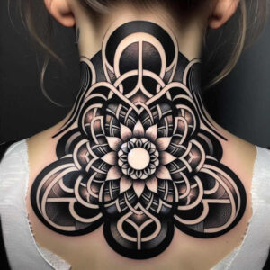 hypnotic – tattoo design ideas free ai generated – fractal – for-ribs – Gallery: mandalas-and-similar-inkby-ai