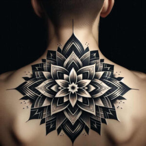 infinite-pattern – tattoo design ideas free ai generated – spiritual-design – for-knee – Gallery: mandalas-and-similar-inkby-ai