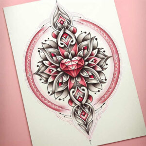 mandala – tattoo design ideas free ai generated – celestial – for-chest – Gallery: mandalas-and-similar-inkby-ai