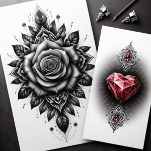 mesmerizing – tattoo design ideas free ai generated – repetitive-shapes – for-forearm – Gallery: mandalas-and-similar-inkby-ai