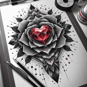 mystic – tattoo design ideas free ai generated – engraved-motif – for-wrist – Gallery: mandalas-and-similar-inkby-ai
