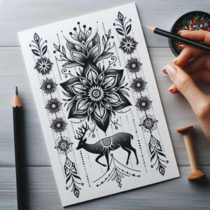 mystic – tattoo design ideas free ai generated – ornamental-mandala – for-spine – Gallery: mandalas-and-similar-inkby-ai