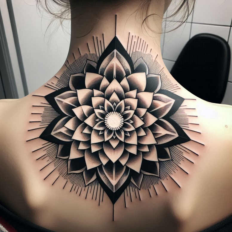 ornamental-ring – tattoo design ideas free ai generated – universe – for-back – Gallery: mandalas-and-similar-inkby-ai