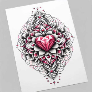 ornate-circle – tattoo design ideas free ai generated – ornamental – for-shoulder-blade – Gallery: mandalas-and-similar-inkby-ai