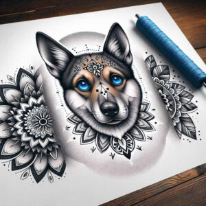 repetitive-shapes – tattoo design ideas free ai generated – orderly – for-sternum – Gallery: mandalas-and-similar-inkby-ai