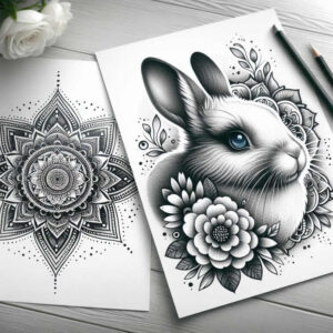 serenity – tattoo design ideas free ai generated – eastern-influence – for-back-shoulder – Gallery: mandalas-and-similar-inkby-ai