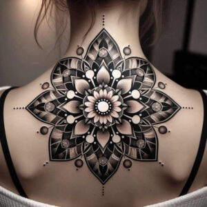 mandalas-and-similar tattoo design ideas fine line centered symbolising resilience