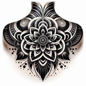 mandalas-and-similar tattoo design ideas ornate circle detailed circles for lower thigh