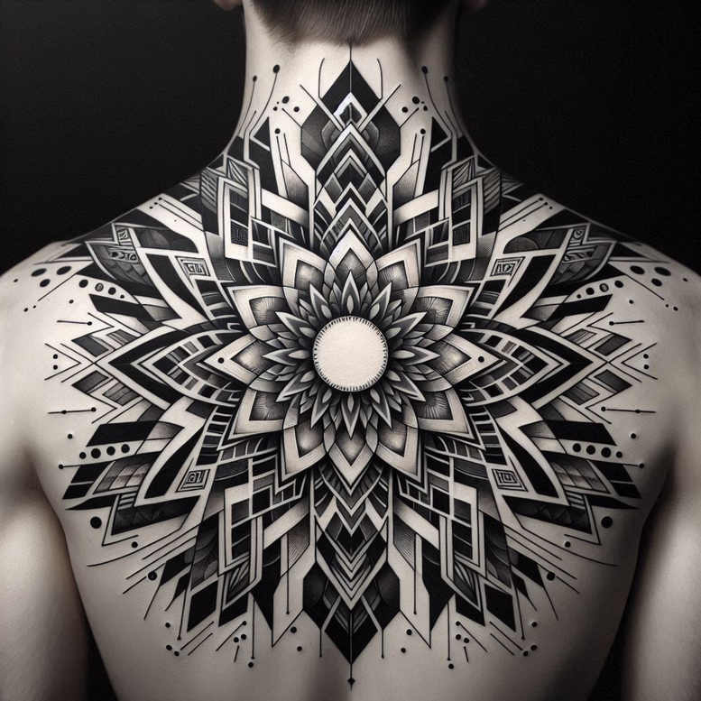 mandalas-and-similar tattoo design ideas detailed lines detailed shapes for temple