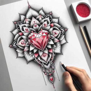 mandalas-and-similar tattoo design ideas spiritual focus floral motifs for temple