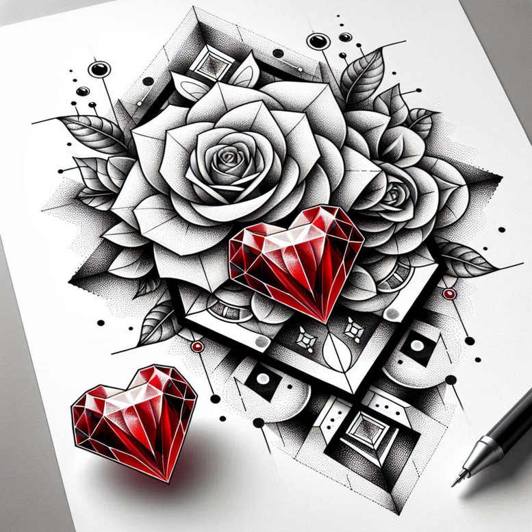 mandalas-and-similar tattoo design ideas ornamental swirl harmonious design embodying courage