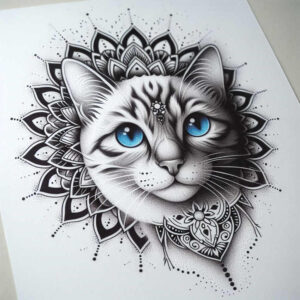 mandalas-and-similar tattoo design ideas geometric pattern harmonious for temple