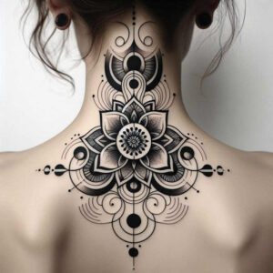 mandalas-and-similar tattoo design ideas sacred geometry intricate lines stands for resilience