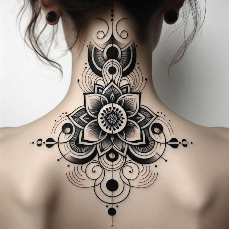mandalas-and-similar tattoo design ideas sacred geometry intricate lines stands for resilience