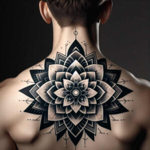 mandalas-and-similar tattoo design ideas micro mandala precise for shoulder