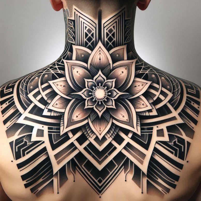 mandalas-and-similar tattoo design ideas circle of life precise for shoulder blade